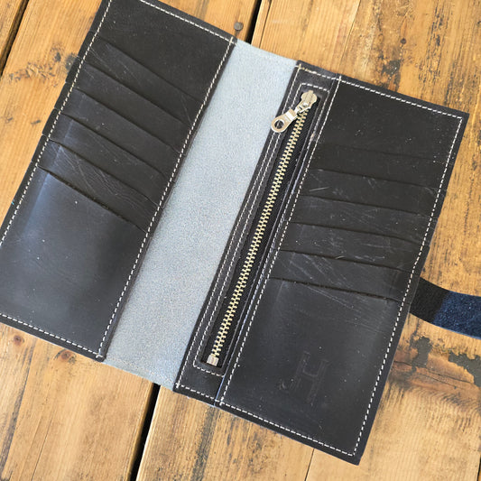 Cowhide Wallet (Charcoal)