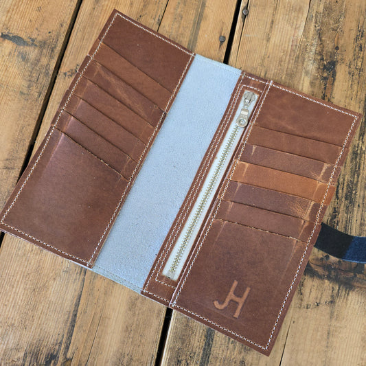 Cowhide Wallet (Amaretto)