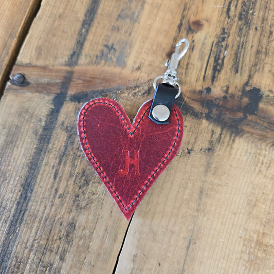 Heart Handbag Charm (Charger Red)