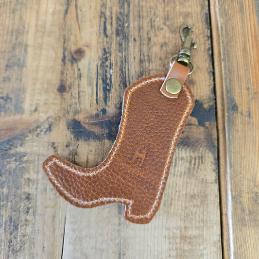 Cowhide Boot Charm (Rare Finds Brown)