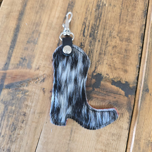 Cowhide Boot Charm (Charger Red)
