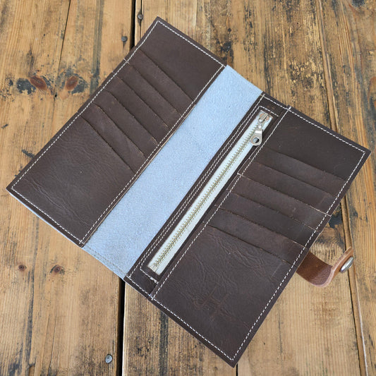 Cowhide Wallet (Chocolate)