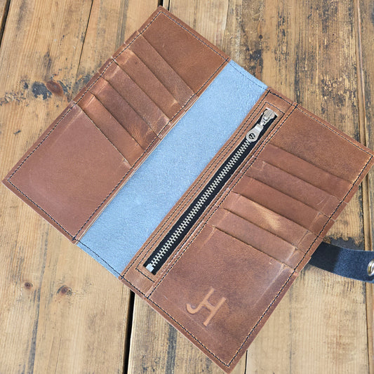 Cowhide Wallet (Amaretto)