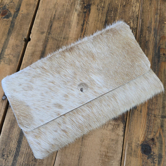 Cowhide Trifold Wallet (Brown)