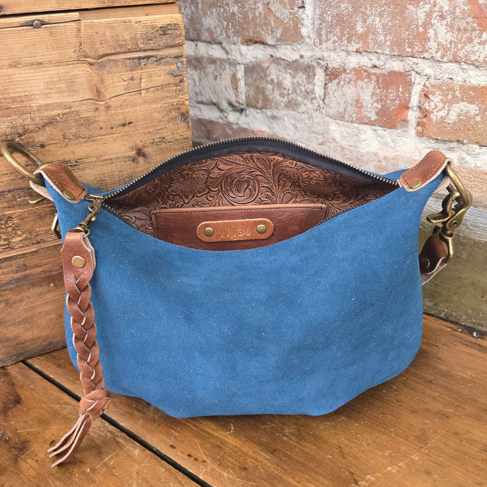 Livingston Mini - Turquoise Suede