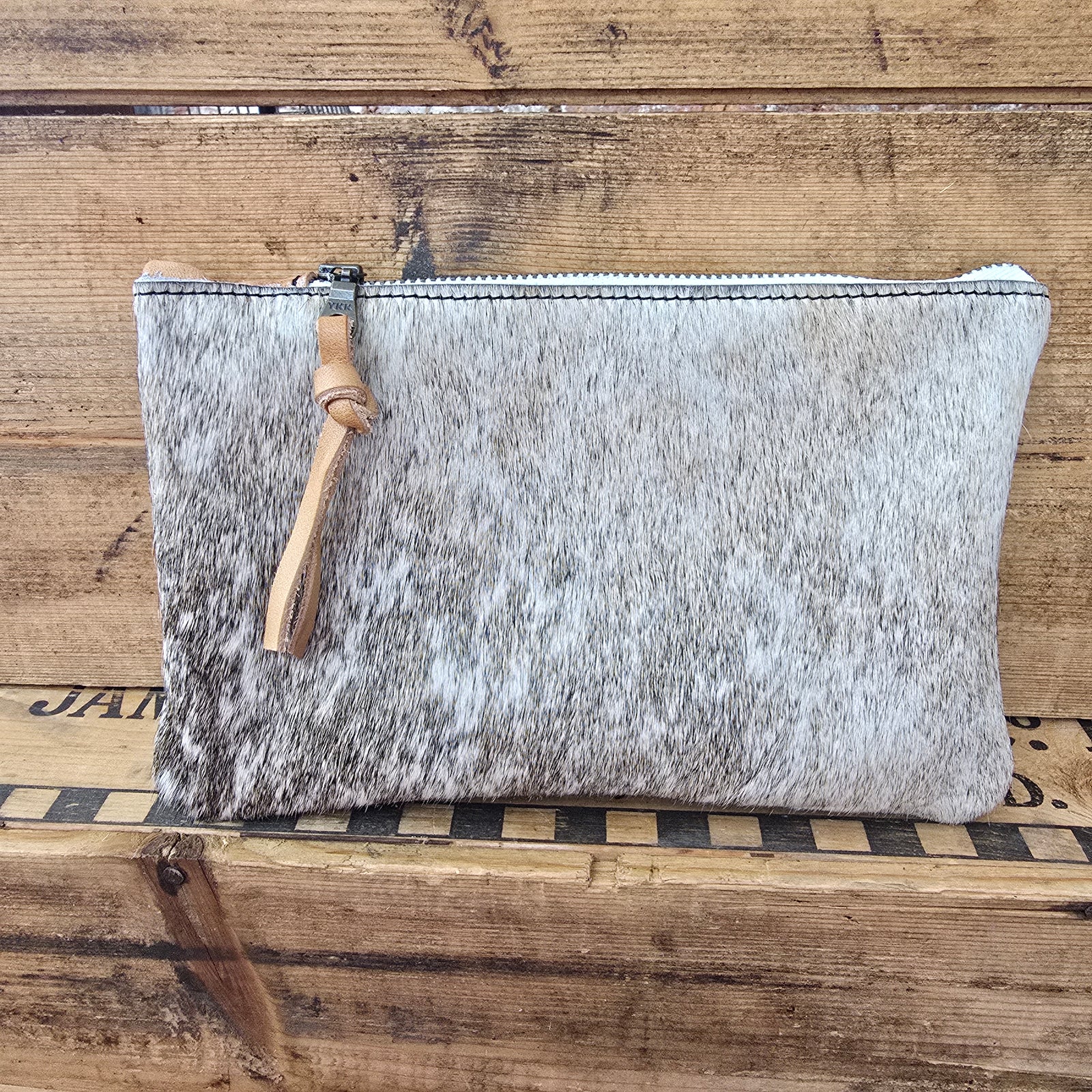 Small Cowhide Catchall (Amaretto)