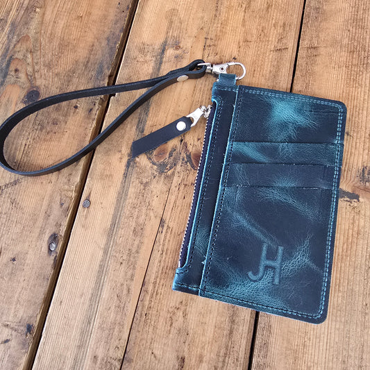 Cowhide Modesto Clutch (Mediterranean)