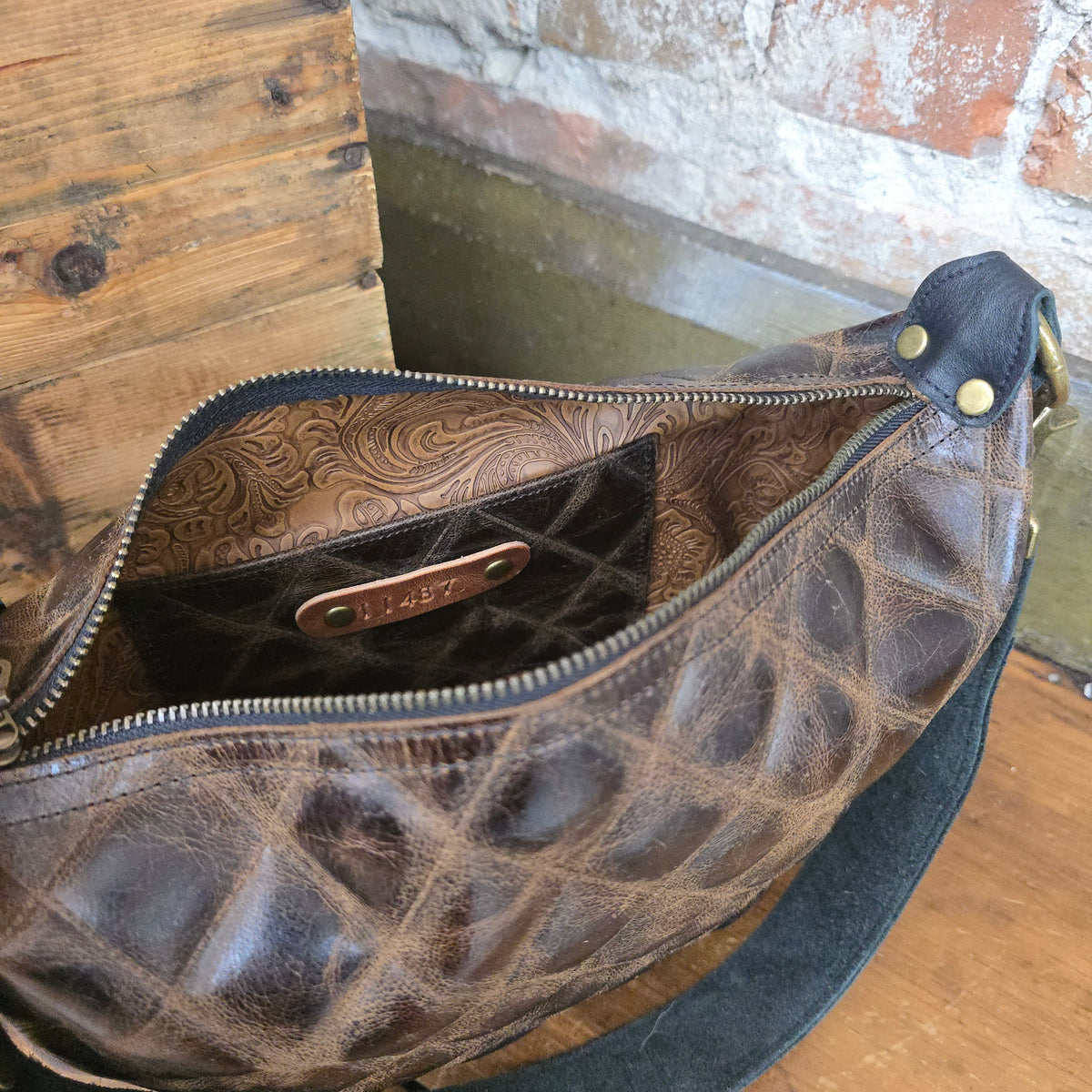 Livingston Mini - Quilted Walnut