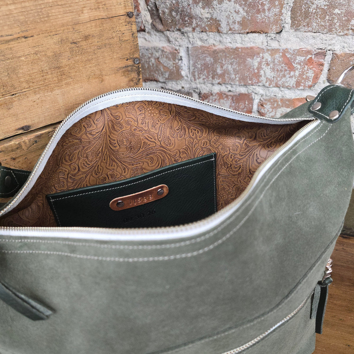 The Bozeman - Olive Suede + Moss