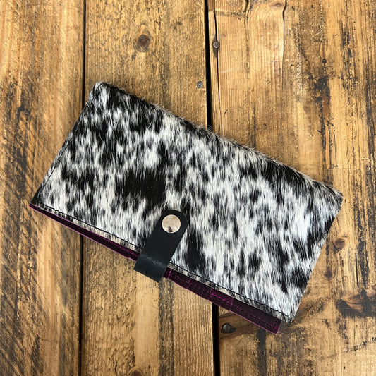 Cowhide Long Wallet Jill's Homestead