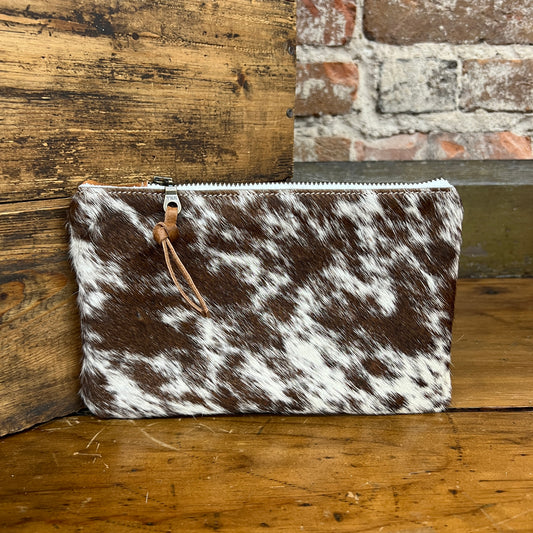 Small Cowhide Catchall (Caramel)