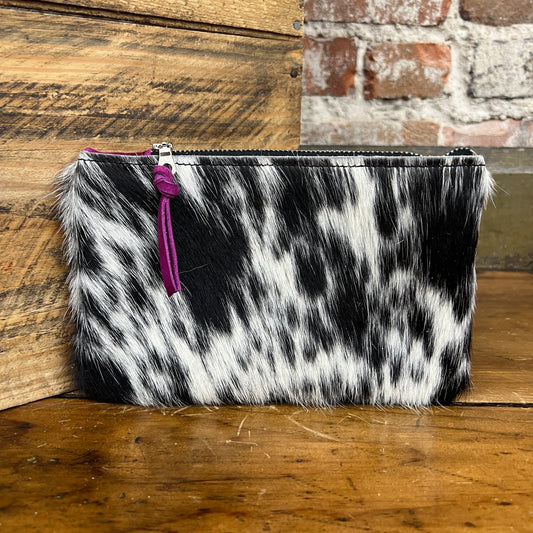Small Cowhide Catchall (Magenta)