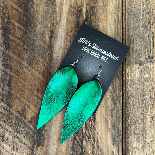 XL Petals - Metallic Green
