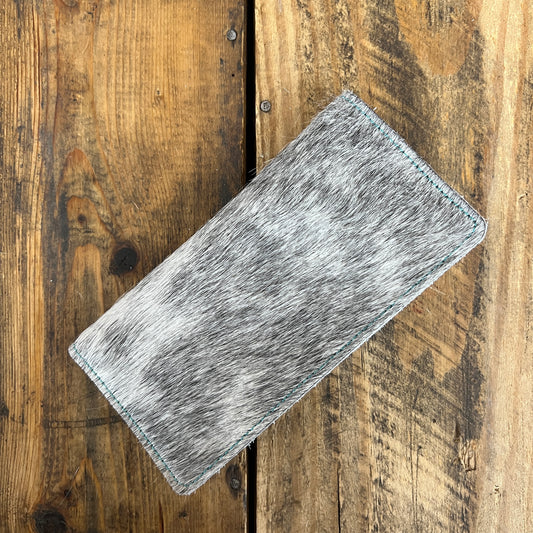 Cowhide Checkbook Cover (Steal)