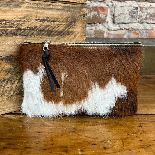 Cowhide Catchall (Black)