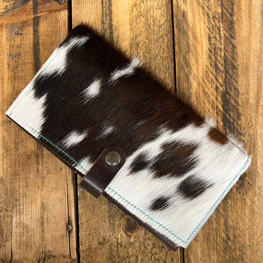 Cowhide Long Wallet Jill's Homestead