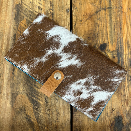 Cowhide Long Wallet Jill's Homestead