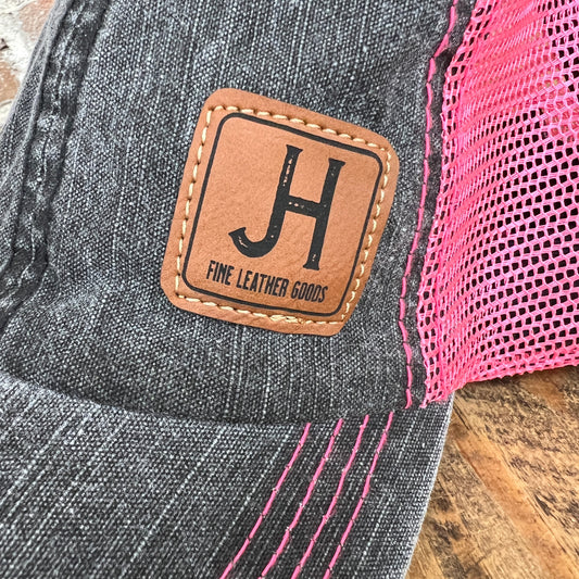 JH Ball Cap - Pink/Gray