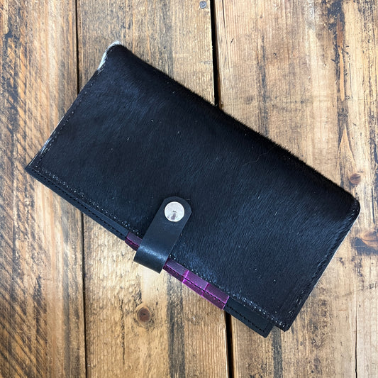 Cowhide Long Wallet Jill's Homestead