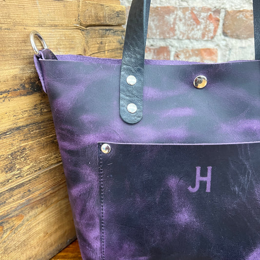 Shorty Tote - Plum
