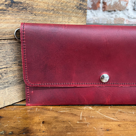 Carly Clutch - Charger Red