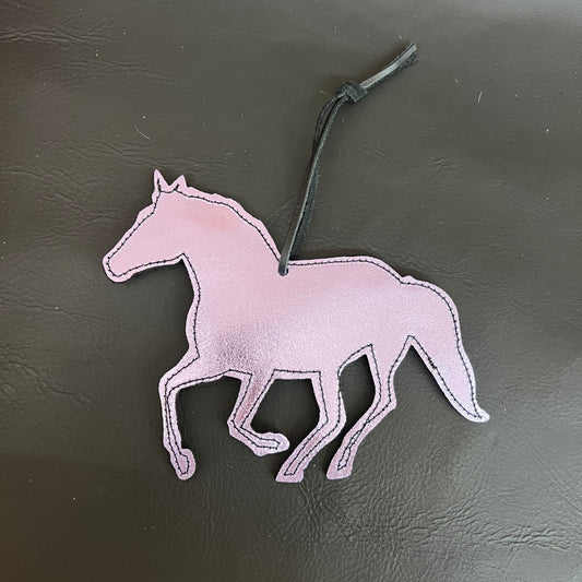 Horse Hanging Tag/Ornament - Metallic Purple