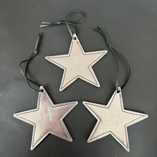 Christmas Ornaments - 3 Pc Set (Metallic Silver)
