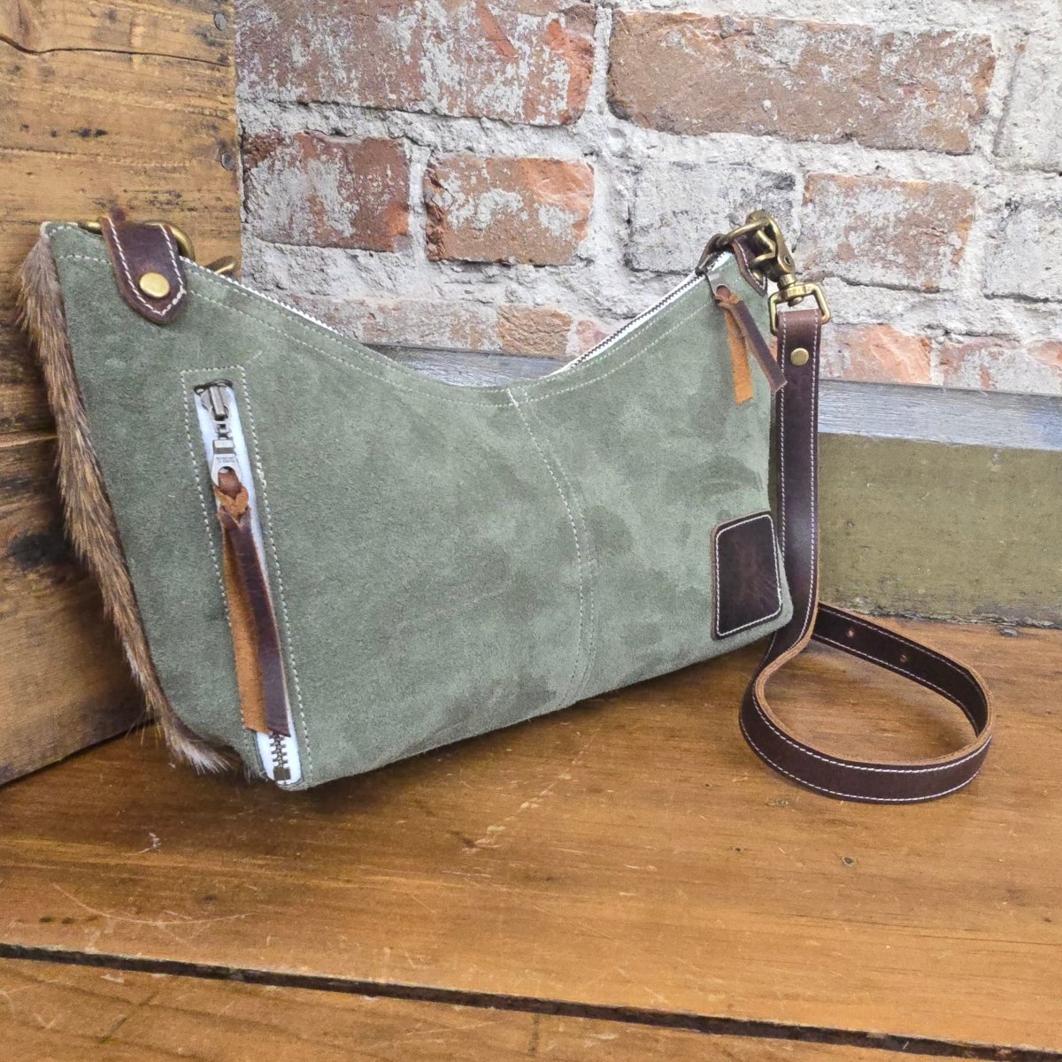 Axis Tapadero (Olive Suede) 11350 - Jill's Homestead