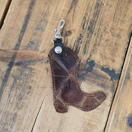 Boot Charm - Quilted Caramel - Jill's Homestead