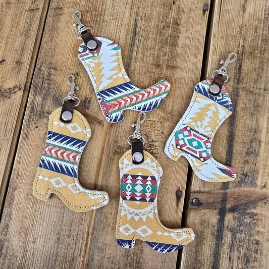 Boot Charm - Yellow Aztec Suede - Jill's Homestead