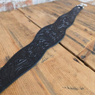 Bridle Strap - Embossed Black - Jill's Homestead