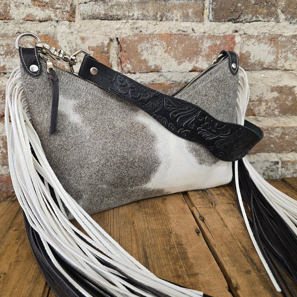 Bridle Strap - Embossed Black - Jill's Homestead