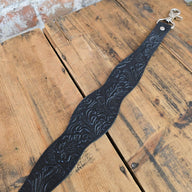 Bridle Strap - Embossed Black - Jill's Homestead