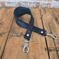 Bridle Strap - Embossed Black - Jill's Homestead