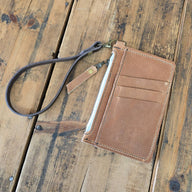 Cowhide Modesto Clutch (Amaretto) - Jill's Homestead