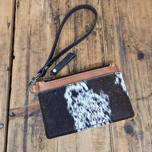 Cowhide Modesto Clutch (Amaretto)