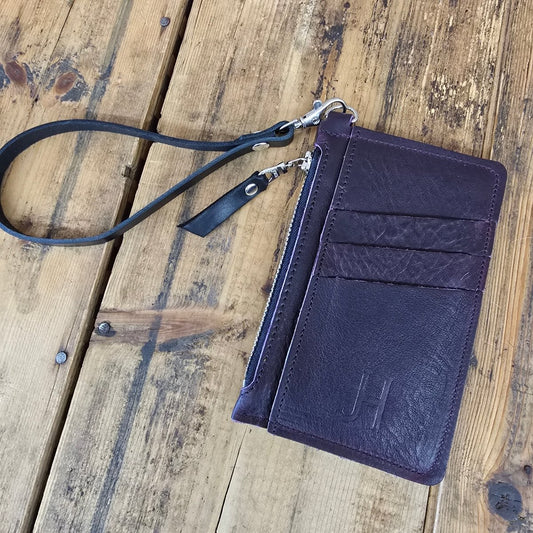Cowhide Modesto Clutch (Mulberry)