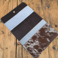 Cowhide Trifold Wallet (Chestnut) - Jill's Homestead