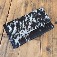 Cowhide Trifold Wallet (Mediterranean) - Jill's Homestead