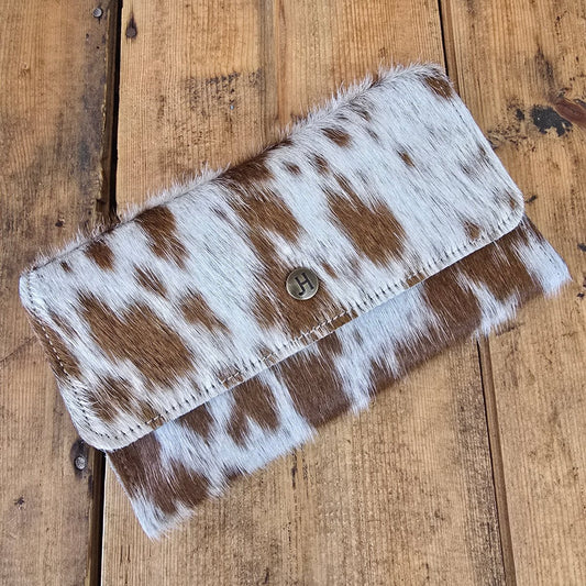 Cowhide Trifold Wallet (Moss)