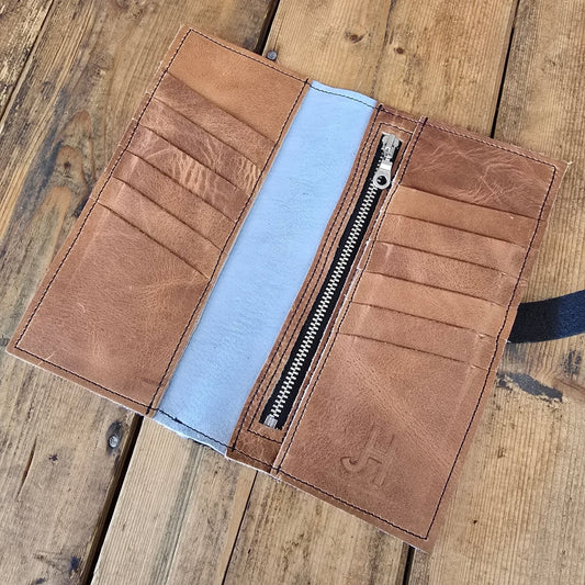 Cowhide Wallet (Amaretto)