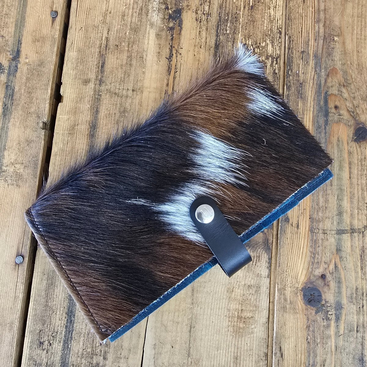 Cowhide Wallet (Limited Ed. Blue) - Jill's Homestead