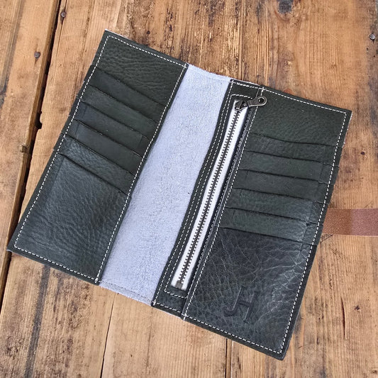 Cowhide Wallet (Moss)