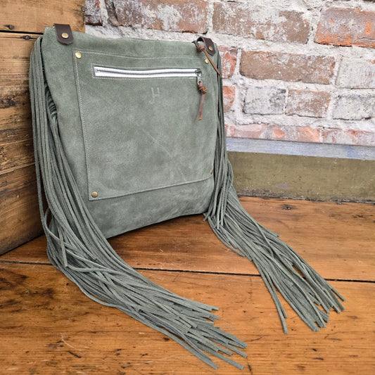 Dolly (Olive Suede) #11137