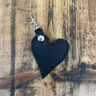 Heart Handbag Charm - Black - Jill's Homestead