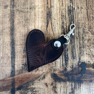 Heart Handbag Charm - Chestnut - Jill's Homestead