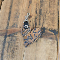 Heart Handbag Charm - Copper Roses - Jill's Homestead