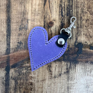 Heart Handbag Charm - Lavender - Jill's Homestead