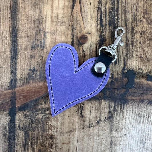Heart Handbag Charm - Lavender