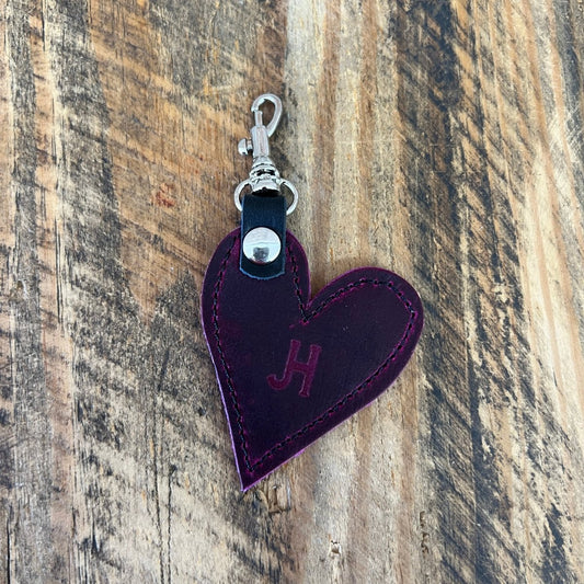 Heart Handbag Charm - Magenta